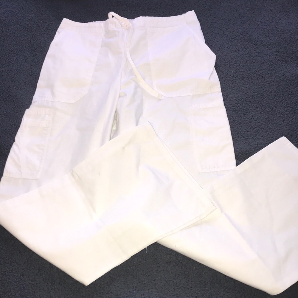 White scrubs
